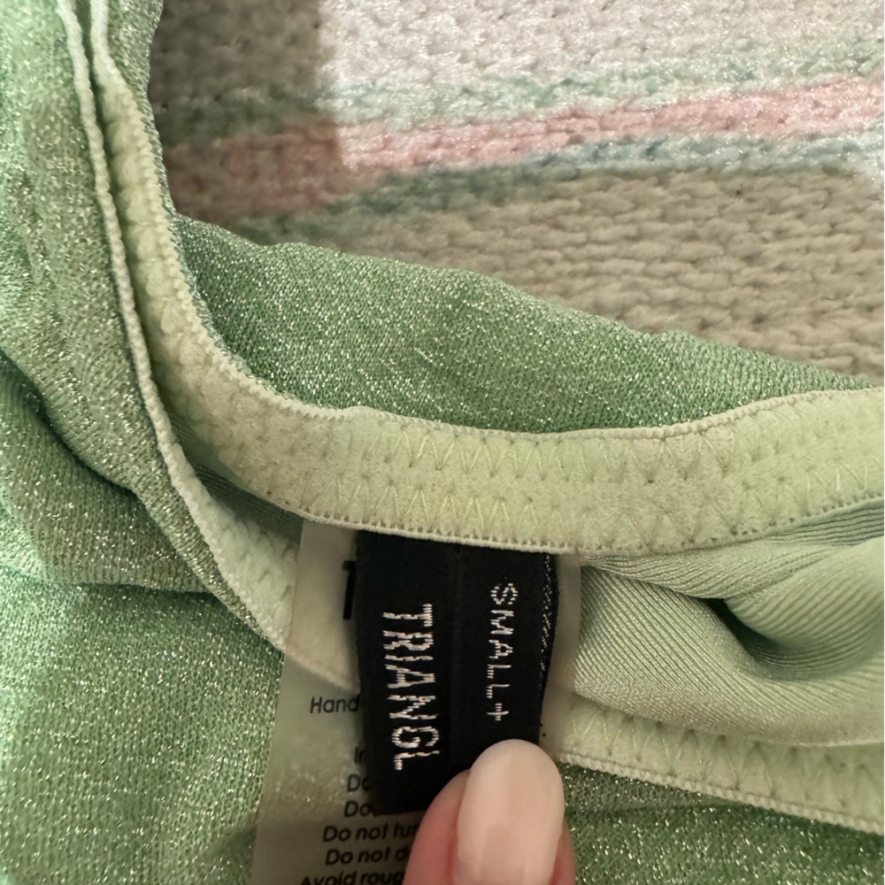 Triangl Swimwear Green Bikini Set - Picture 2 of 4